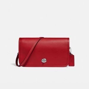 Coach Crossbody - Red leather